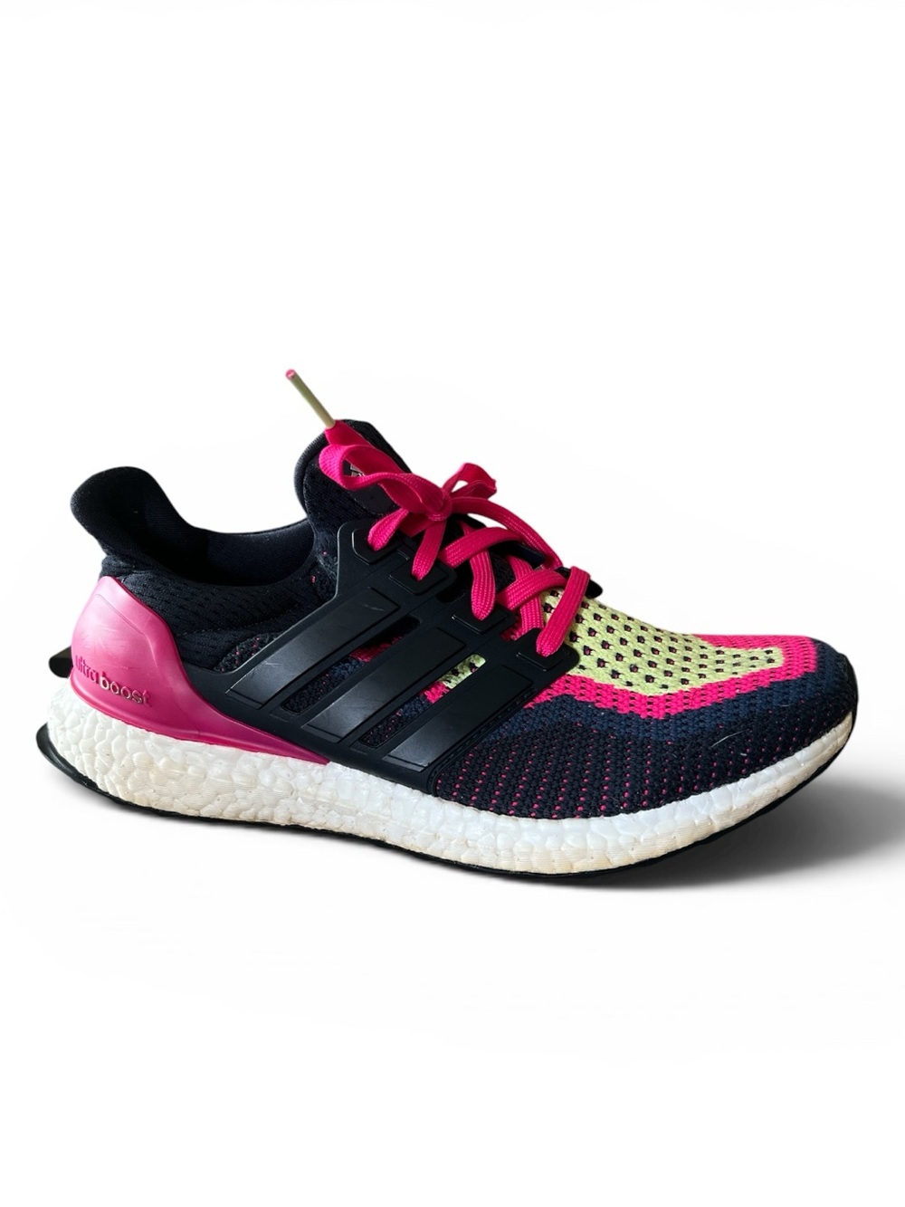 Adidas UltraBoost 2.0 Women's Size 8 Running Shoes Night Navy Pink